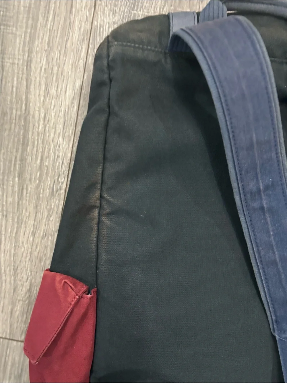 Timbuk2 Roll Top Backpack Unisex Laptop Travel Black Navy Burgundy